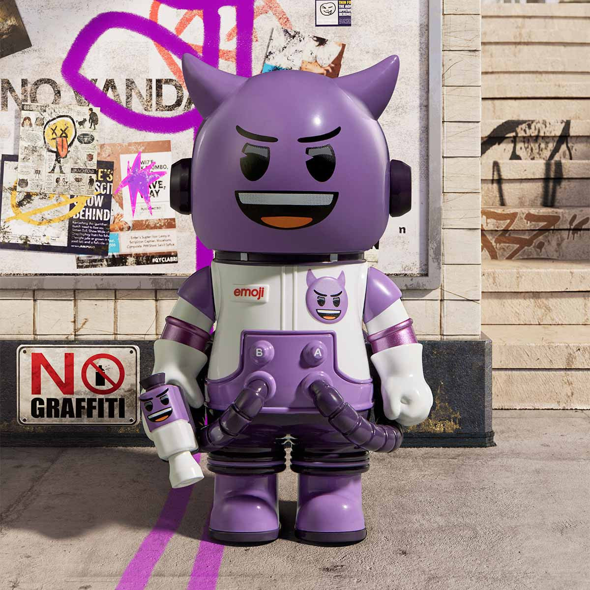 mega-space-molly-100-emojiв„ў-series  POP Mart MOLLY