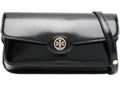 Tory Burch Robinson Spazzolato Rectangular Shoulder Bag Black