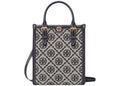 Tory Burch T Monogram Mini N/S Tote Navy