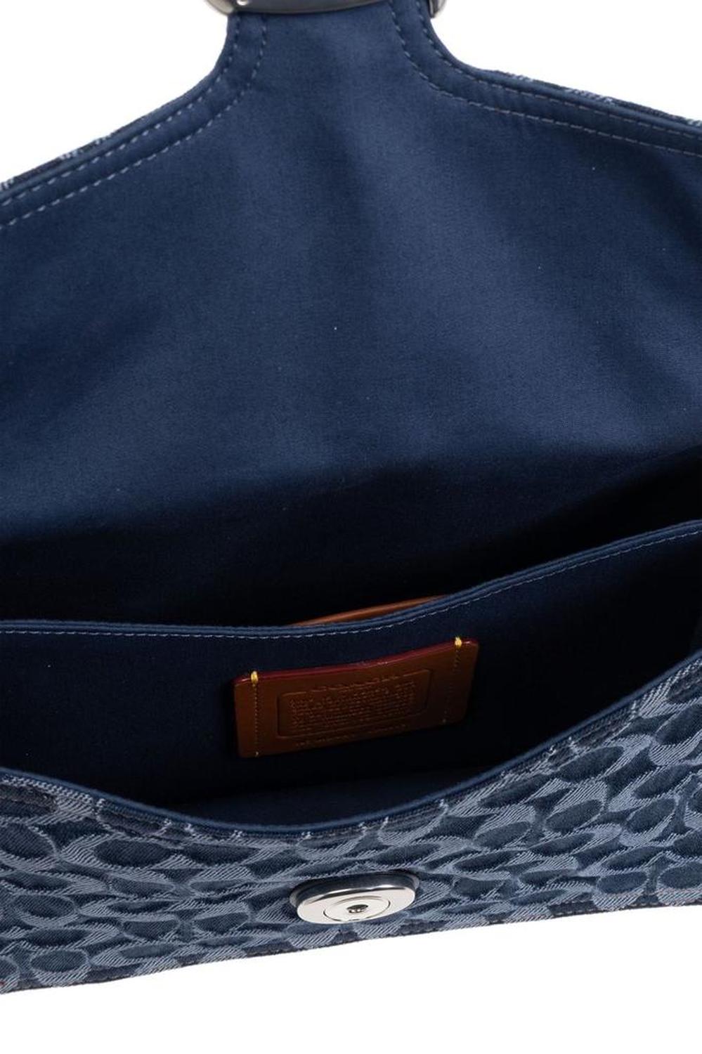Chain Tabby Monogrammed Denim Shoulder Bag
